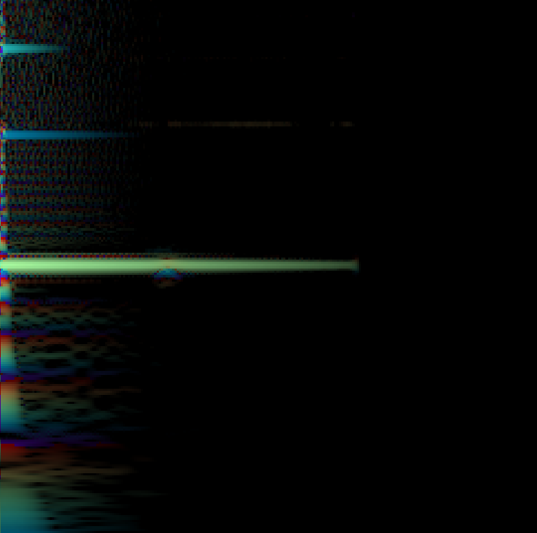 CQT spectrogram of note generated by Flow-based model